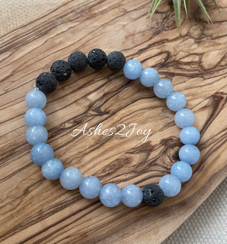 Sky Blue Aromatherapy Bracelet
