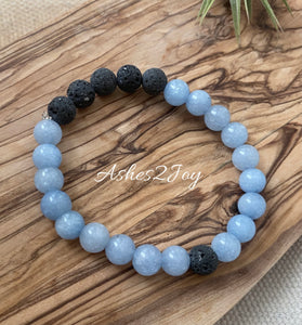 Sky Blue Aromatherapy Bracelet